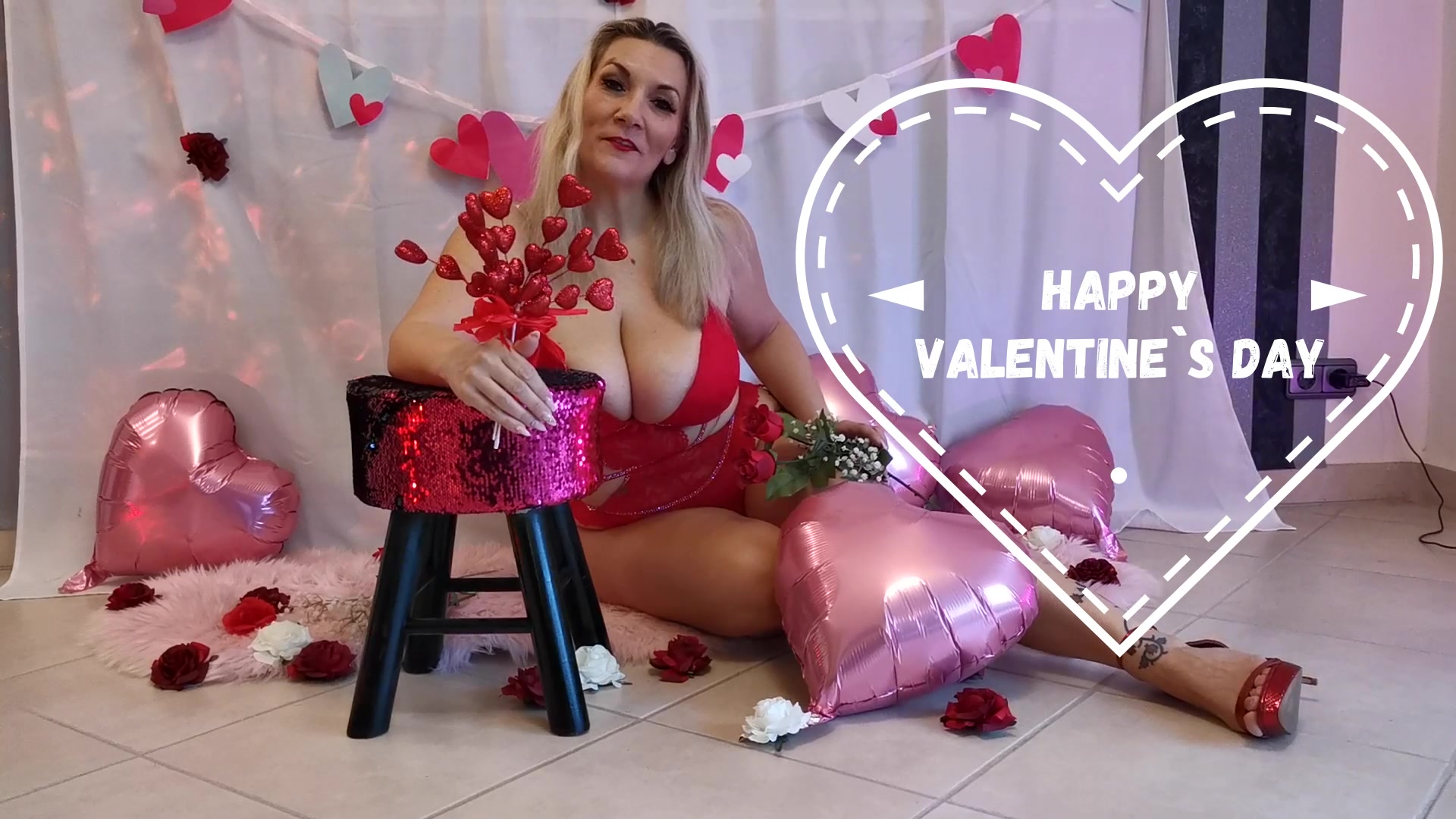 Sandybigboobs Porno Video: Valentines day 2023